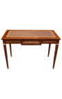 Louis XVI stilskrivning skrivbord med marquetry och brons - 21