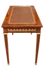 Louis XVI style writing desk with marquetry and bronzes - 18