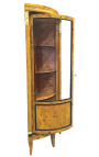 Erste französische Eckvitrine im Empire-Stil mit Intarsien aus Ulmenholz - 8