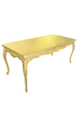 Jedilna miza lesena baročna zlata lističa