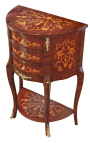 Visiit 3 sahtlit Inlaid puit riiuliga - 18