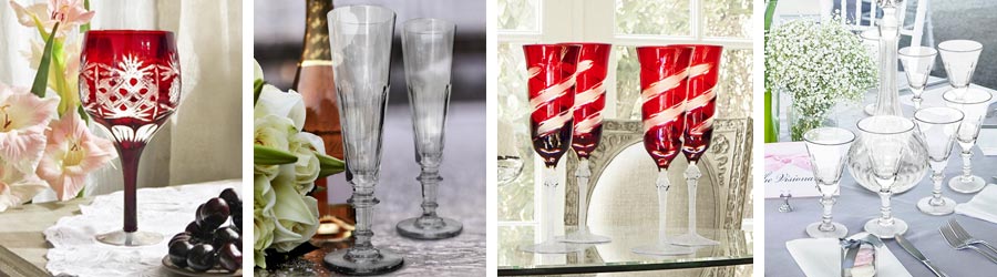 Set aus Glas