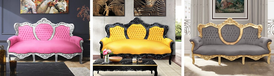 Barocke königliche Sofas
