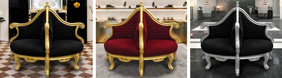 Barokke Borne fauteuils