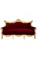 Rokokosoffor 3 sittplatser