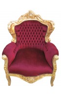 Baroque royal style armchairs