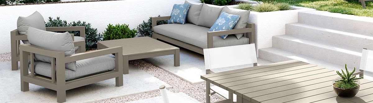 Mobilier de jardin contemporain