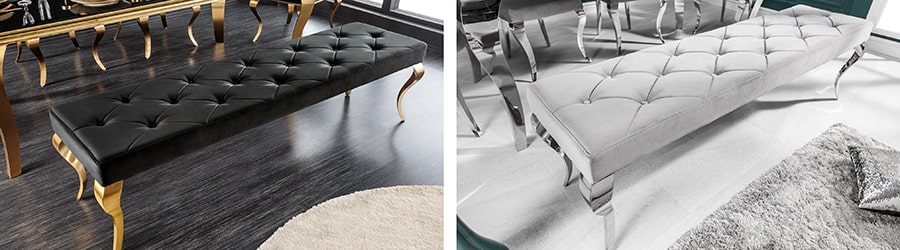 Banquette et pouf
