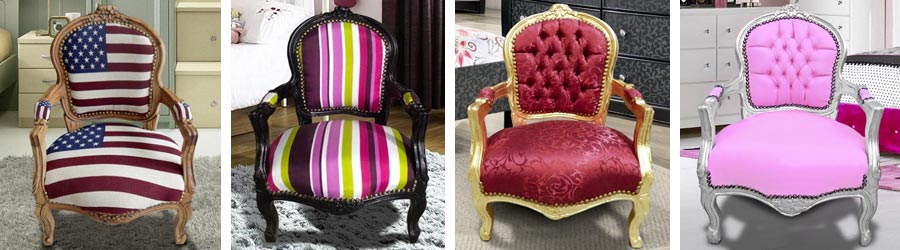 Barokke fauteuils voor kinderen