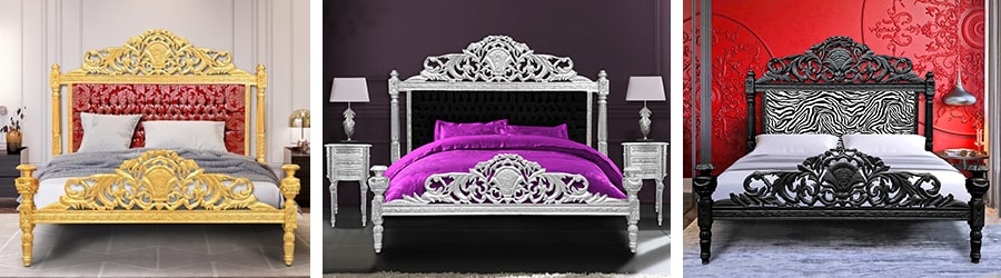 Barokkityyliset sängyt