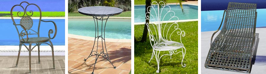 Mobilier de gradina fier forjat