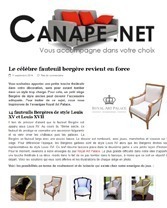 Canape.net Le célébre fauteuil bergere revient en force royal art palace