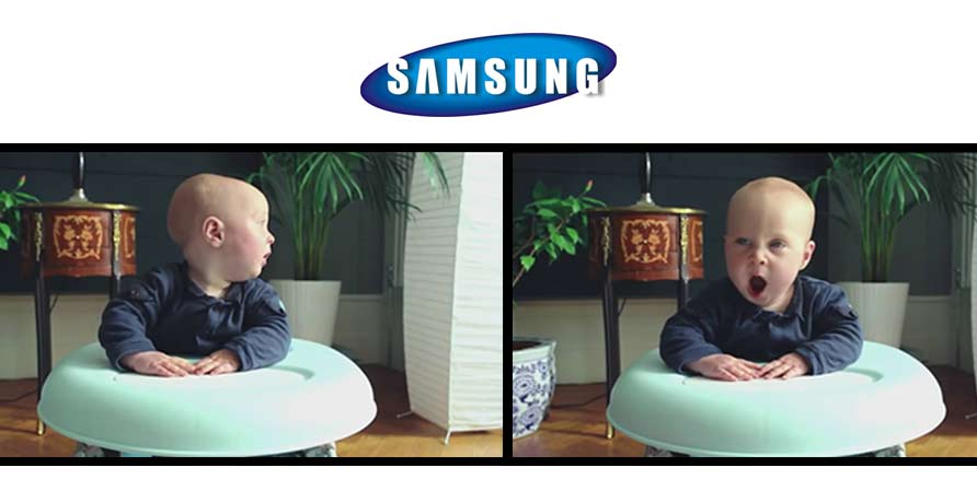Publicité samsung mobilier Royal Art Palace